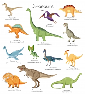 卡通恐龙种类素材下载