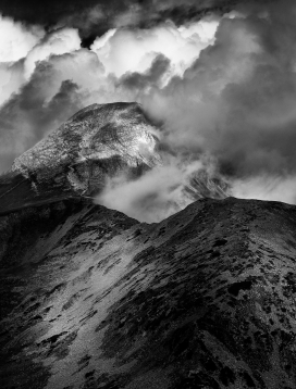Mountain-山黑白摄影