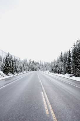 冬天的马路