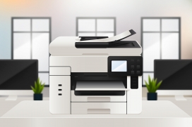 逼真的打印复印扫描传真一体机