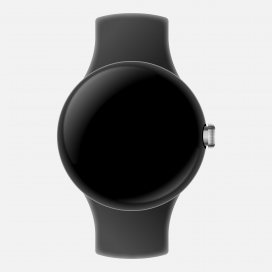 黑色逼真的智能手表