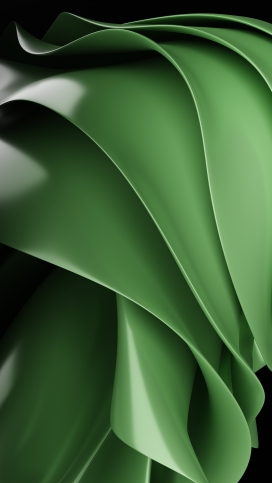 绿色抽象的叠片背景图