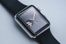 用电子垃圾制造出世界上第一块“机械苹果手表”
