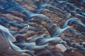 冰岛GLACIER河地貌图