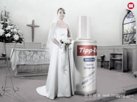 欧美Tipp-Ex 酒平面广告设计